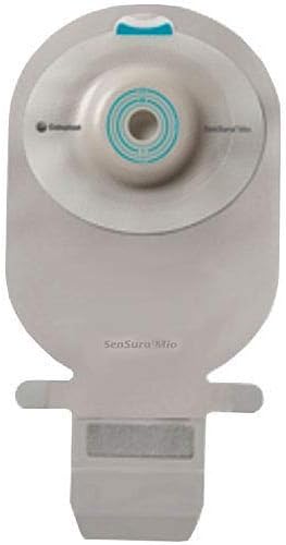 Mio 1-Piece EasiClose Wide Outlet, Deep Convex, Maxi, Opaque with Inspection Window, Pre-Cut (Box of 10)
