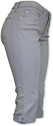 Women's Ash Capri with Stone Trim