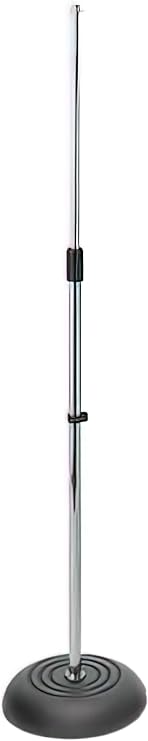 On-Stage On- MS7201CH Round Base Mic Stand (Chrome)