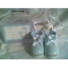 Russ Personalized Porcelain Baby Boy Booties - Jared