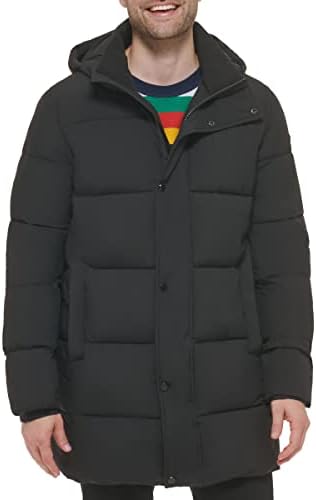 Calvin Klein Mens Modern Outdoor Stretch Puffer Jacket