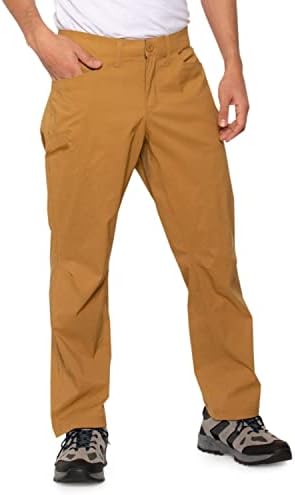 Eddie Bauer Mens Guide Pro Rainier Pants, Burlwood Rainier, 34W x 30L