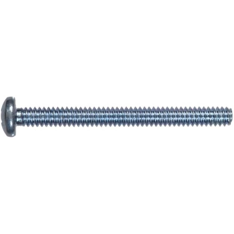 Hillman 92098 6-32-Inch x 2-Inch Pan Head Phillips Machine Screw, 100-Pack,Zinc,2 inches