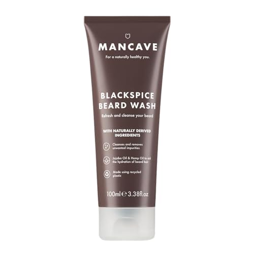ManCave Natural Blackspice Beard Wash 100ml
