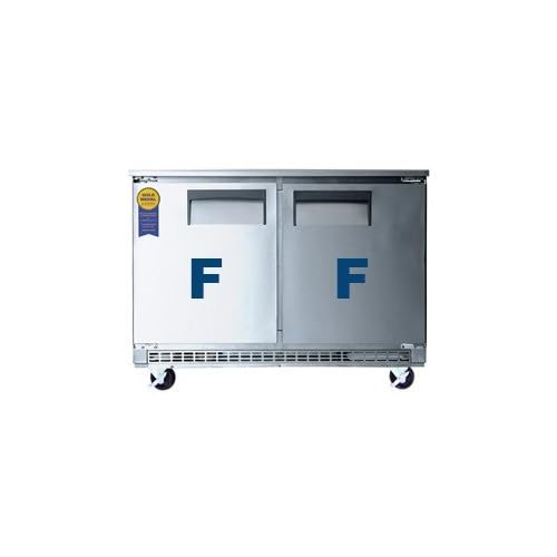 ETBSF2 Undercounter Worktop Freezer 2 Doors, 115v, NSF - 10.0 cu. ft.