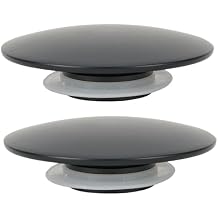 2PCS 66mm Matte Black Basin Waste Up Bathroom Sink Push Button, Replacement Brass Basin Waste Sink Plug, Click Clack Plug Sink Plug for Bathroom Kitchen Basins