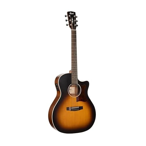 Cort GA1E Grand Regal Series Grand Auditorium AE Guitar Sunburst