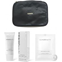 Ulike Skincare Set with Aloe Vera Gel, Moisturizing Facial Mask, and Travel Pouch, 3-Piece Bundle