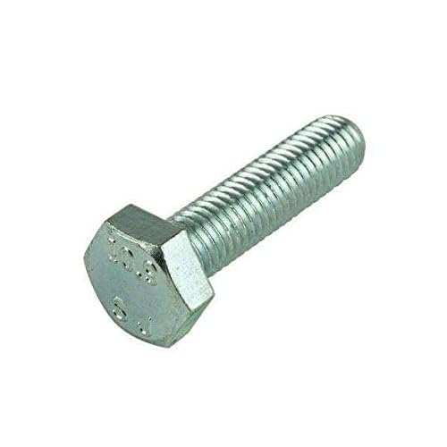 M24 x 50mm Hex Cap Screw Metric Class 8.8 Zinc Plated Steel Quantity: 10 pcs M24-1.5 x 50mm Hex BoltFine ThreadFully ThreadedDIN 961
