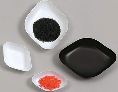 Diamond Weighing Boats, W-D30-WA-100, 30ml, Medium,White, Anti-Static, Pack of 100
