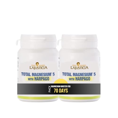 Total Magnesium 5 with Harpago 70 Tablets by Ana Maria Lajusticia - Gluten Free and Vegan Friendly 2