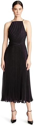 Halston Women's Cocktail Dress in Foil Chiffon