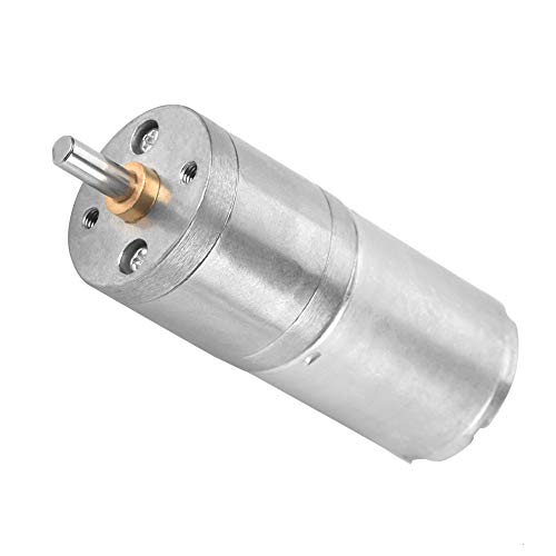 DC 12V 10RPM -1000RPM Gear Motor Gear Box Reversible High Electric Micro Speed Reduction Geared Motor 25GA-370 Centric Output Shaft 25mm Diameter Electric Motor 12V 1000RPM