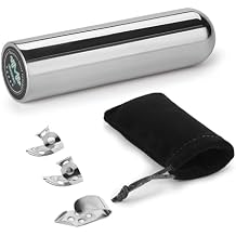 Hawaiian Guitar Stainless Steel Solid Slide 83Mm*22Mm With Metal Pick