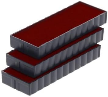 Trodat Replacement Ink Cartridge 6/4817 - Pack of 3 Color red