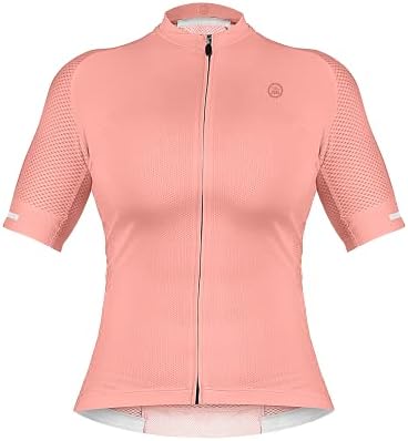 Zol Cycling Breathable Race Fit Jersey Peach Women