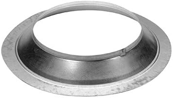 DuraVent 46DVA-SC 4" Inner Diameter DirectVent Pro Direct Vent Pipe - Double Wall - Storm Collar - Galvanized