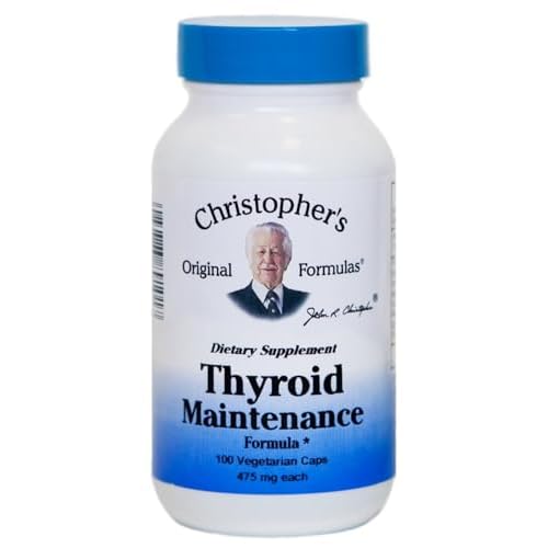 Christophers Original Formulas Thyroid Maintenance Formula Capsule, 100 Count