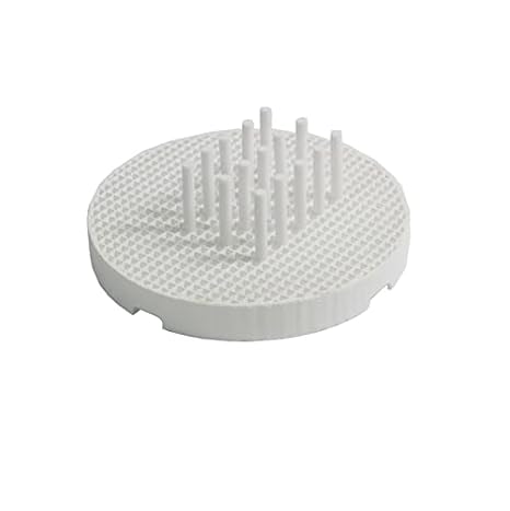 Dental Lab Porcelain Honey Comb Firing Roast Trays - 2 Rounds Trays + 20 Tips