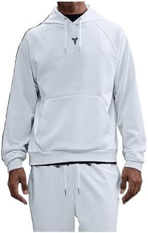 Nike Kobe Therma-FIT Pullover Hoodie HJ8109-100, WhiteWhiteBlack Size Medium