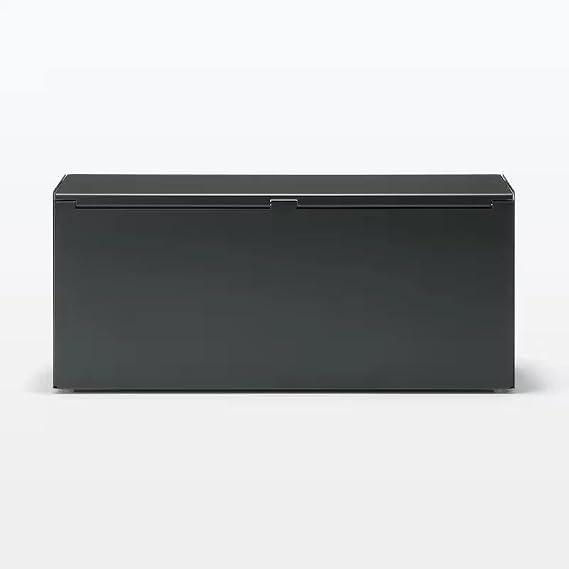 for MUJI Steel Tap Storage Box, Flap Type, Dark Gray W32 x D10 x H14 cm