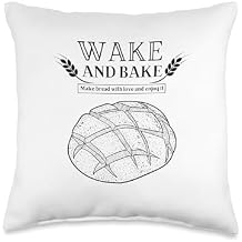 Bread Bakery Owner Artisan Bakery Art Baker Baking Vintage Throw Pillow