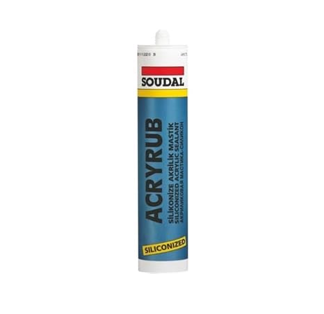 Soudal Sİlİkonİze Mastİk 500 Gr Beyaz (2 Adet)