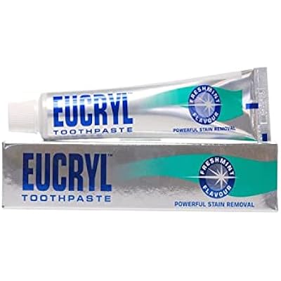 EUCRYL SMOKERS TOOTHPASTE FRESHMINT 50ML POWERFUL STAIN REMOVAL by Eucryl