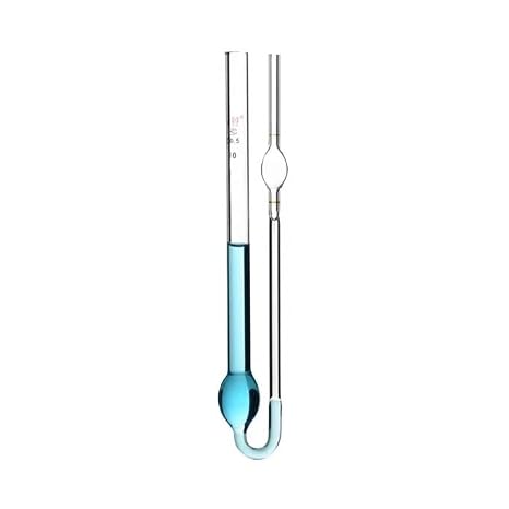 Capillary Viscometer, U-tube for Fluid Viscosity Coefficient Measurement 1831 Type 0.4 .5 .7 1 5mm PCS(0.55mm)(1.5mm)