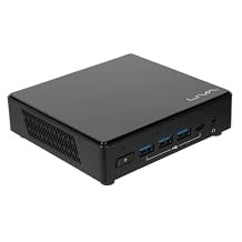 ECS EliteGroup Liva Fan-Less Z3 NUC Mini Pc Desktop Barebones with Celeron N5100 (up to 2.8GHz), 4G RAM, 128G Storage, Windows 11 Pro