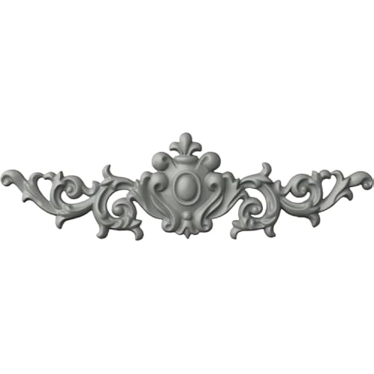 Ekena Millwork 16 38W x 4 34H x 34P Marcella Medium Leaf with Scrolls Onlay