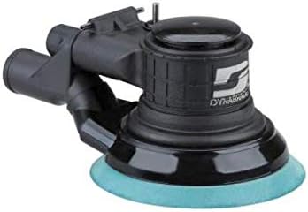 Dynabrade 56819B 5" (127 mm) Dia. Central Vacuum Dynorbital Supreme Random Orbital Sander, 28 hp, 12,000 RPM, 3/16" (5 mm) Dia. Orbit, Rear Exhaust, Robotic End Effector