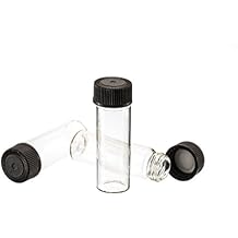 SE Glass Vials with 1" x 9/16" Diameter (Pack of 144) - GB1