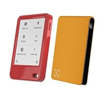 Bundle Ledger Nano Gen5 (Cherry Red) & Magnet Folio (Bitcoin Orange) - Entry-Level Crypto Touchscreen Signer with Protection