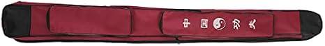 Taichi Sword Carrying Bag, Thick Canvas Single Layer Sword Bag Chinese Martial Arts Multifunction Shoulder Carry Bag Adjustable Strap