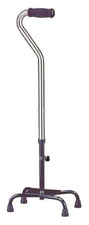 Quad Cane Heavy Duty Large Base 500# Capacity - 1606A