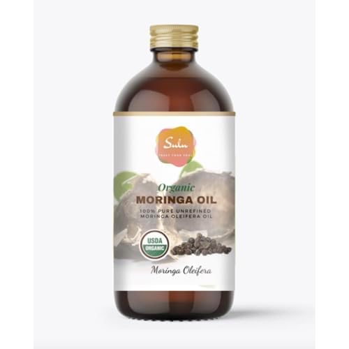 Moringa Oil- USDA Organic Unrefined Cold Pressed Virgin 16 fl.oz