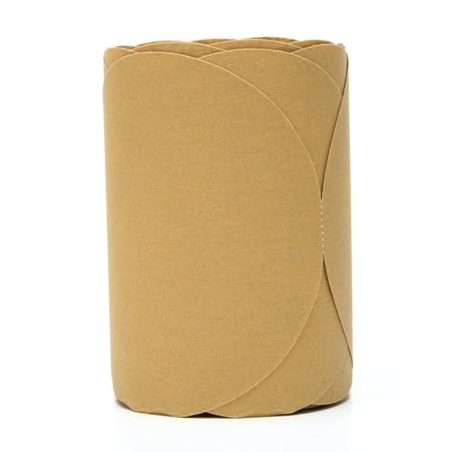 3M Stikit Gold Disc Roll 236U, 01439, 6 in, P1800 Grade, 175 Discs Per Roll, Automoitve Abrasives