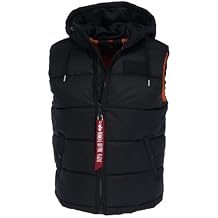 Alpha Industries Hooded Puffer Vest FD - Black