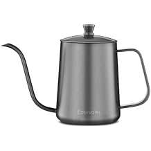 Easyworkz Gage Gooseneck Pour Over Coffee Kettle 20 oz Stainless Steel Hand Drip Coffee Pot with Long Narrow Spout