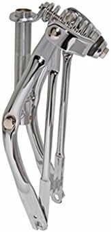 Alta 12" Chrome Classic Spring Steel Forks, 1" Threaded