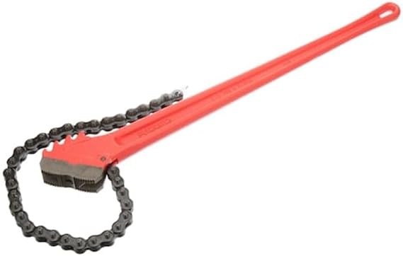 Ridgid C36 4-1/2" Heavy-Duty Chain Wrench, Red, Small