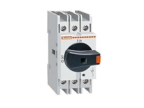 Lovato Electric GA032A Three-Pole Switch Disconnector, Direct Operating Version, 32A