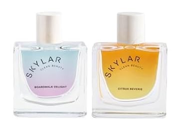 Skylar Boardwalk Delight and Citrus Reverie Eau de Perfume Layering 2 Pack- Hypoallergenic & Clean Perfume for Women & Men, Vegan & Safe for Sensitive Skin- (50mL /1.7 Fl oz)
