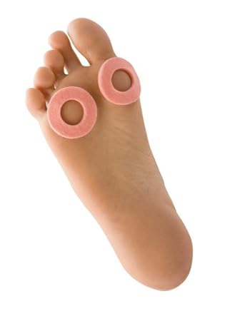 Callus Pads, Ring Shaped 1/8" Foam, 100 Circle Pads Per Pack