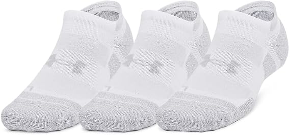 Under Armour Unisex Adult Performance Tech Pro No Show Socks (3-Pack)