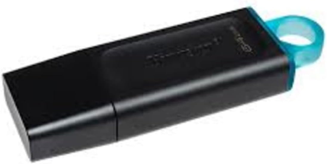 Kingston DataTraveler Exodia 64GB USB Flash Memory DTX/64GB (Black + Teal) DTX/64GB, Black