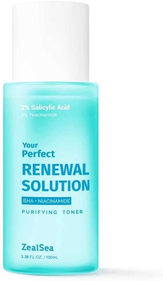 ZealSea Salicylic Acid Toner, Blackhead Remover, Pore Minimizer Travel Size