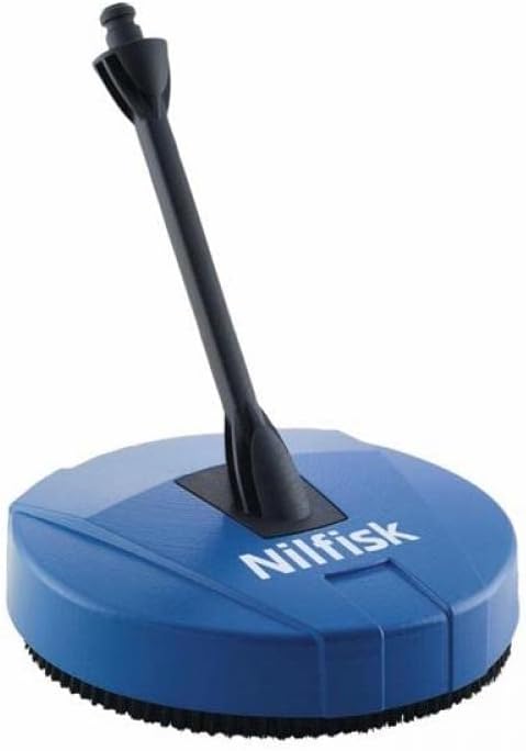 Nilfisk Compact Patio Cleaner Pressure Washer Attachment Compatible with Nilfisk Pressure Washers Ideal for Decking, Brick, Stone, Tile, Concrete and More