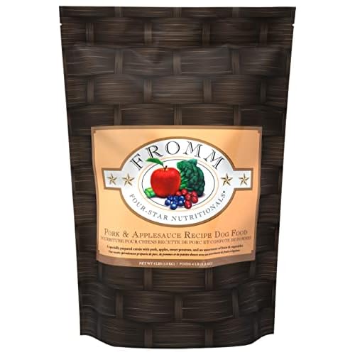 Fromm Four-Star Nutritionals Pork & Applesauce Dog Food - Premium Dry Dog Food - Pork Recipe - 4 lb